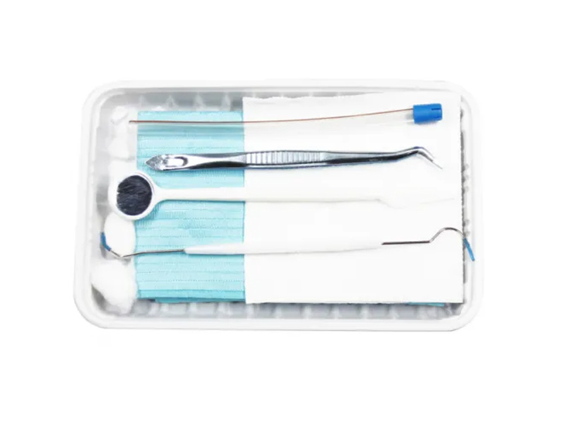 Kit de examen dental desechable (8 en 1)