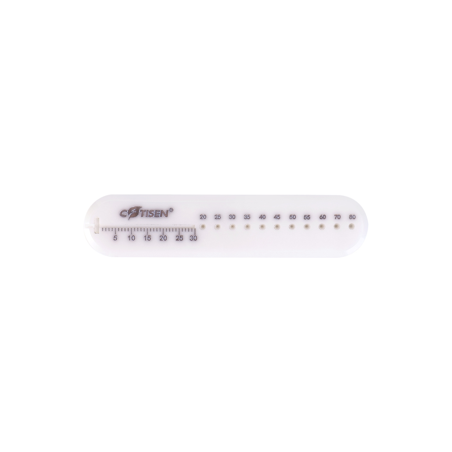 Gutta-Percha Measuring Ruler