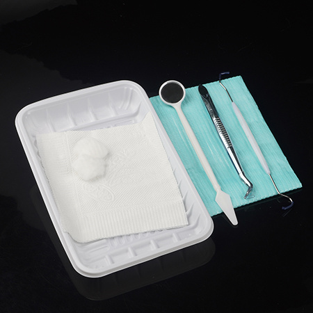 Kit de examen dental desechable (7 en 1)