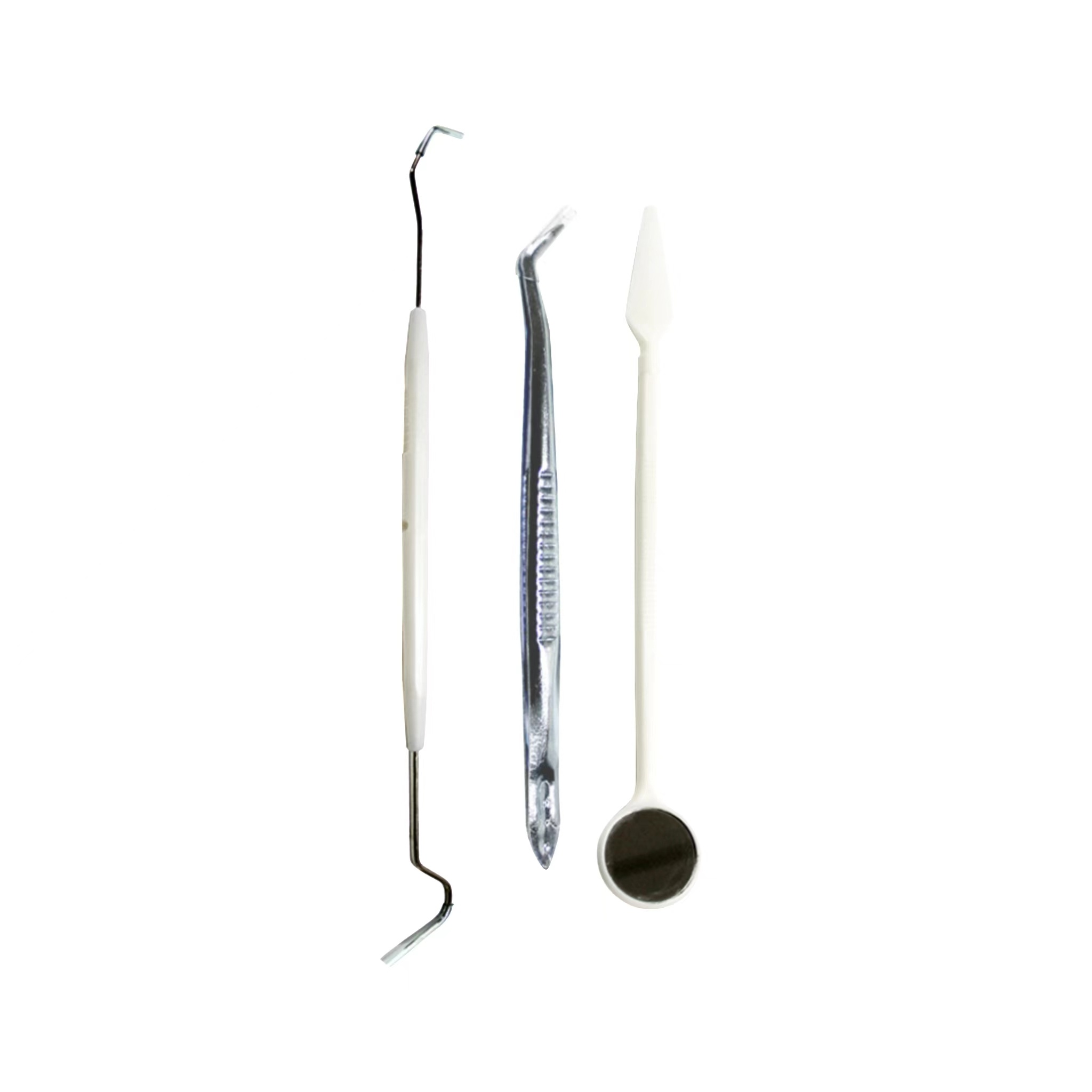 Kit de examen dental desechable (3 en 1)