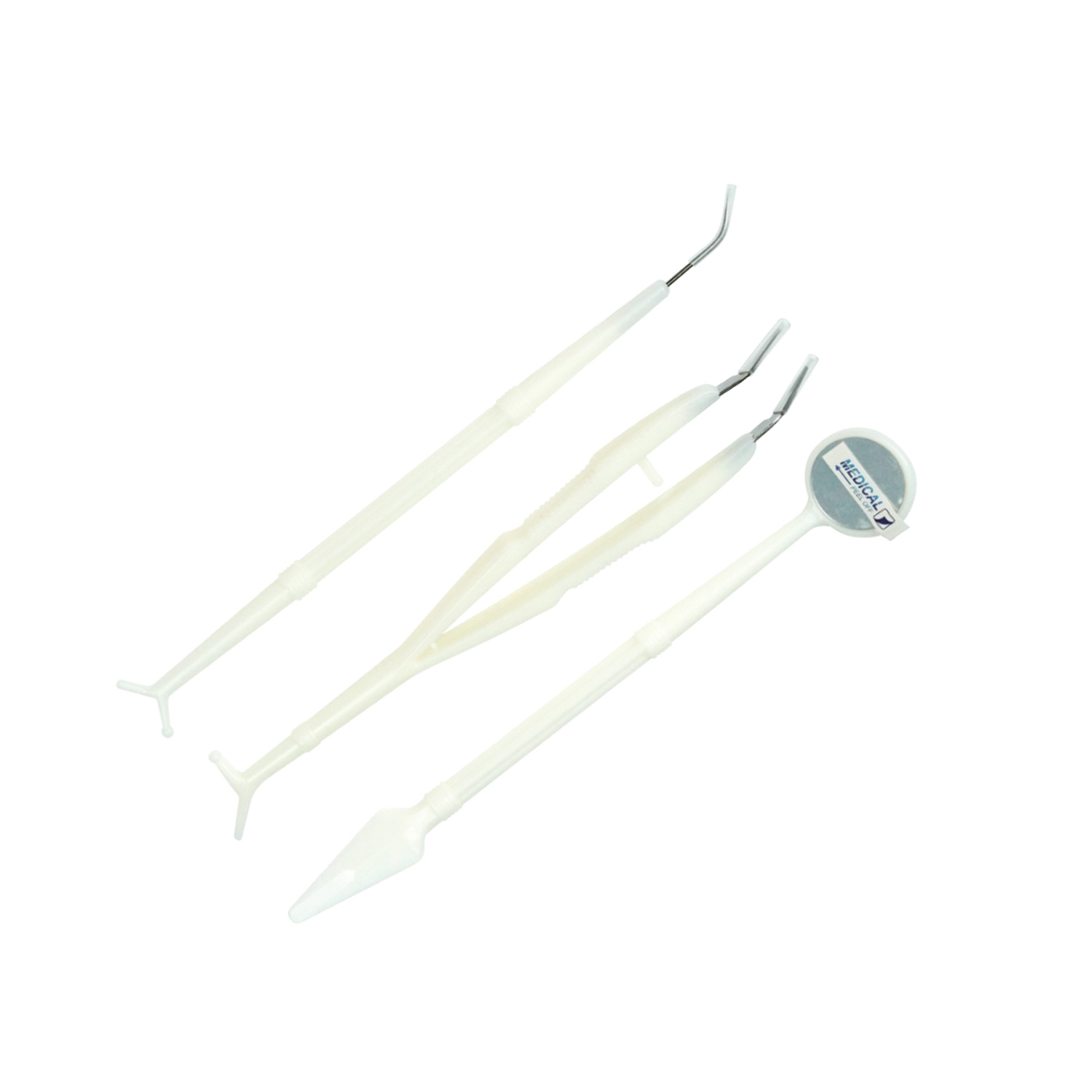 Kit de examen dental desechable (3 en 1)