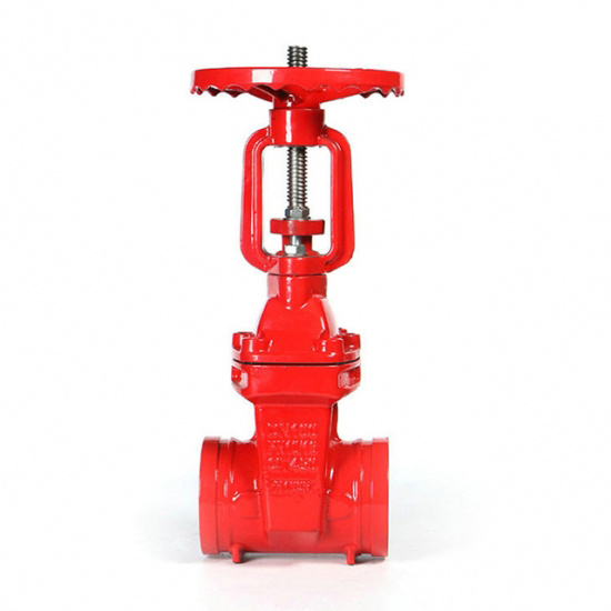 Dark rod flange gate valve