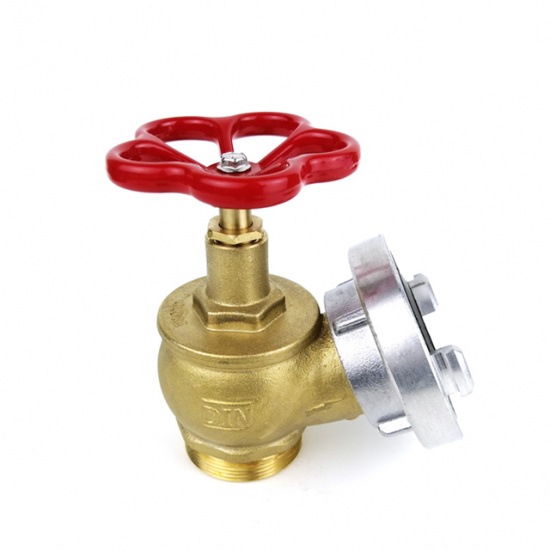 2 Inch Brass Oblique Fire Valve Storz