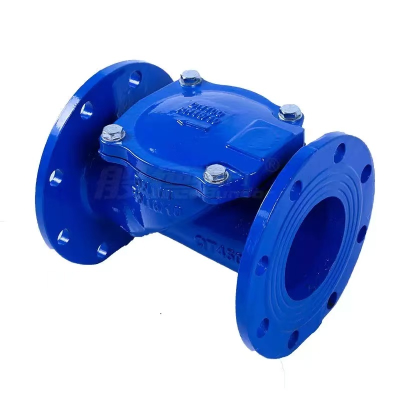Rubber disc check valves