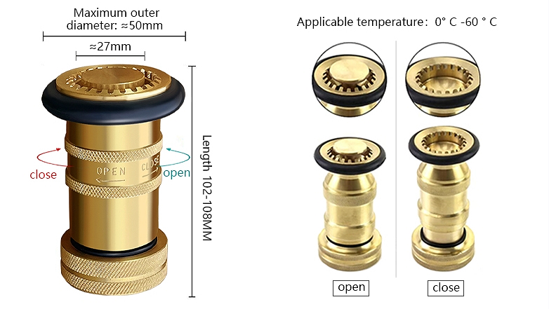 spray fire hose nozzle