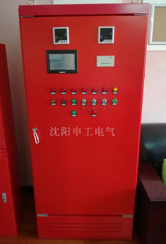 消防巡檢柜紅色箱體實拍圖照片正面