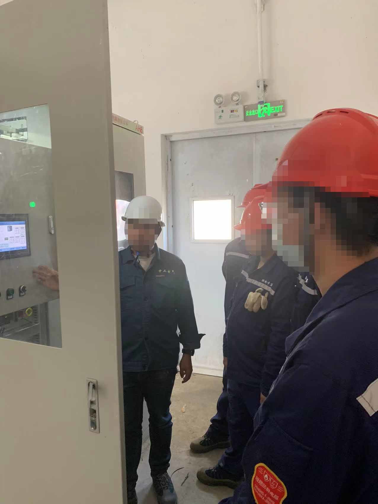 營口鞍鋼焦?fàn)t（LNG）聯(lián)產(chǎn)氫氣工程項目高壓消防巡查成套設(shè)備培訓(xùn)照片