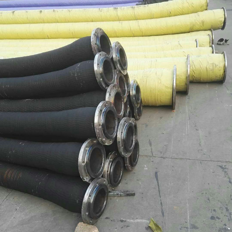 Wire-reinforced rubber hose