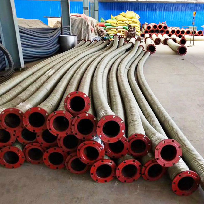 Suction and discharge hose for sand and mud