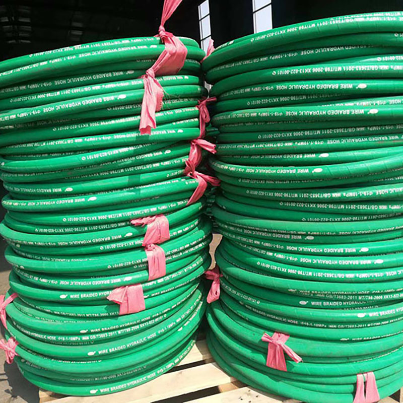 Steel braided steam hose