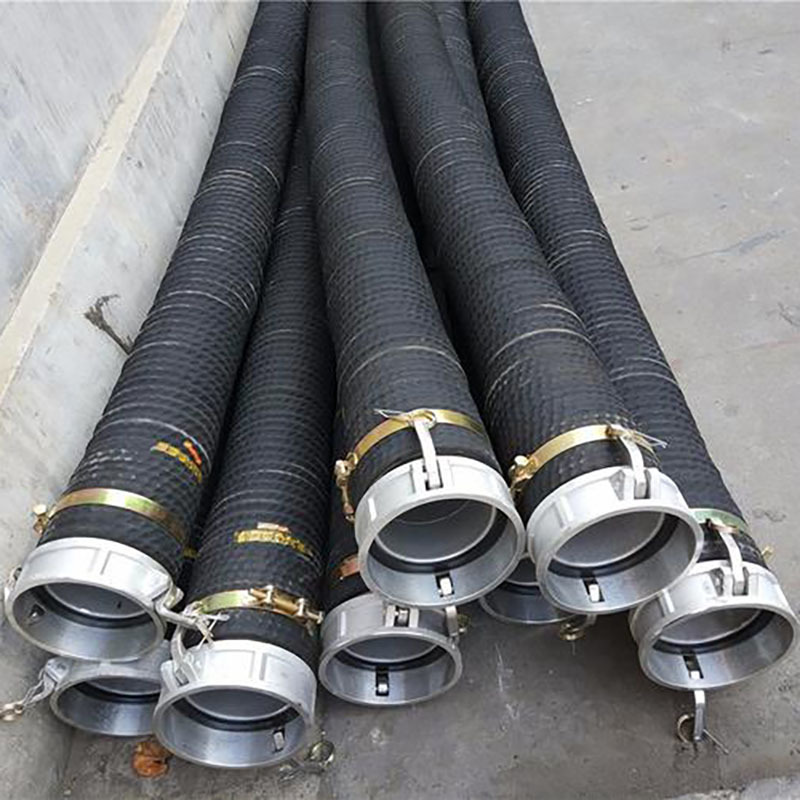 Large-diameter water transfer hose (marine use)