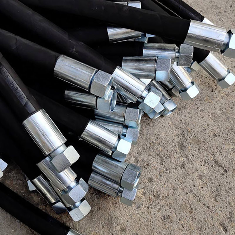Steel braided steam hose