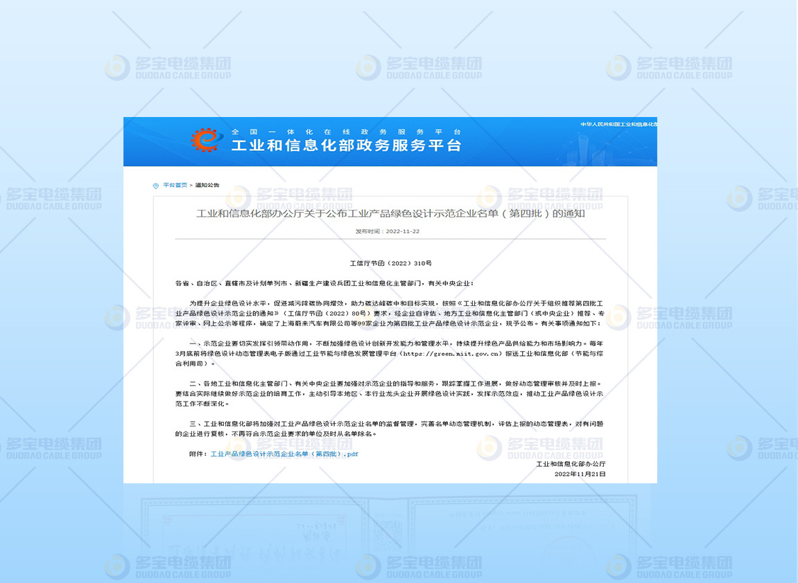 国家级绿色工厂