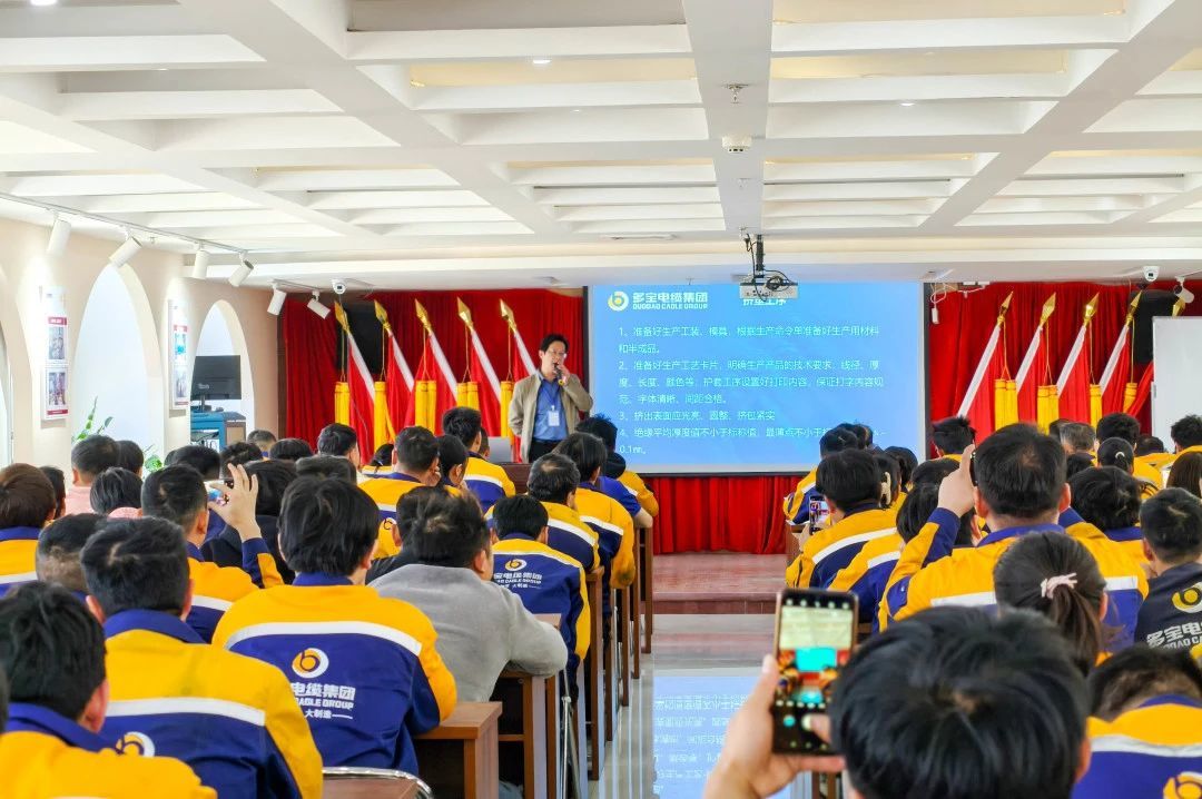 发展新质生产力丨多宝电缆集团生产中心2025年度培训活动圆满举办