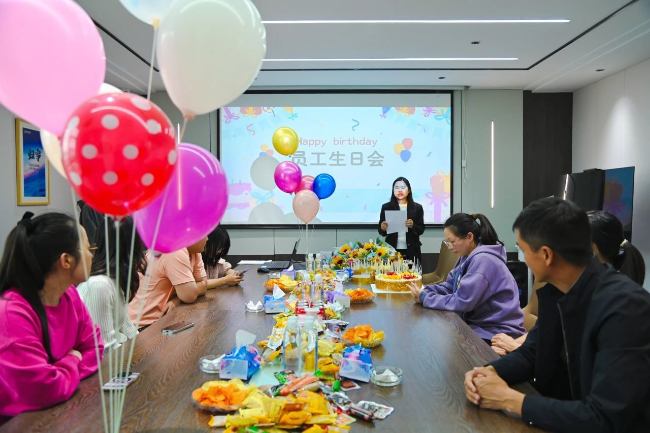 5月员工生日会丨初夏暖心庆生辰，携手同行共成长