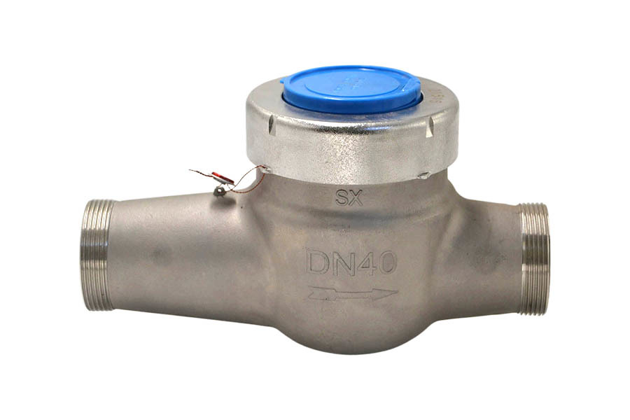 Medidor de agua de acero inoxidable 304 15-50