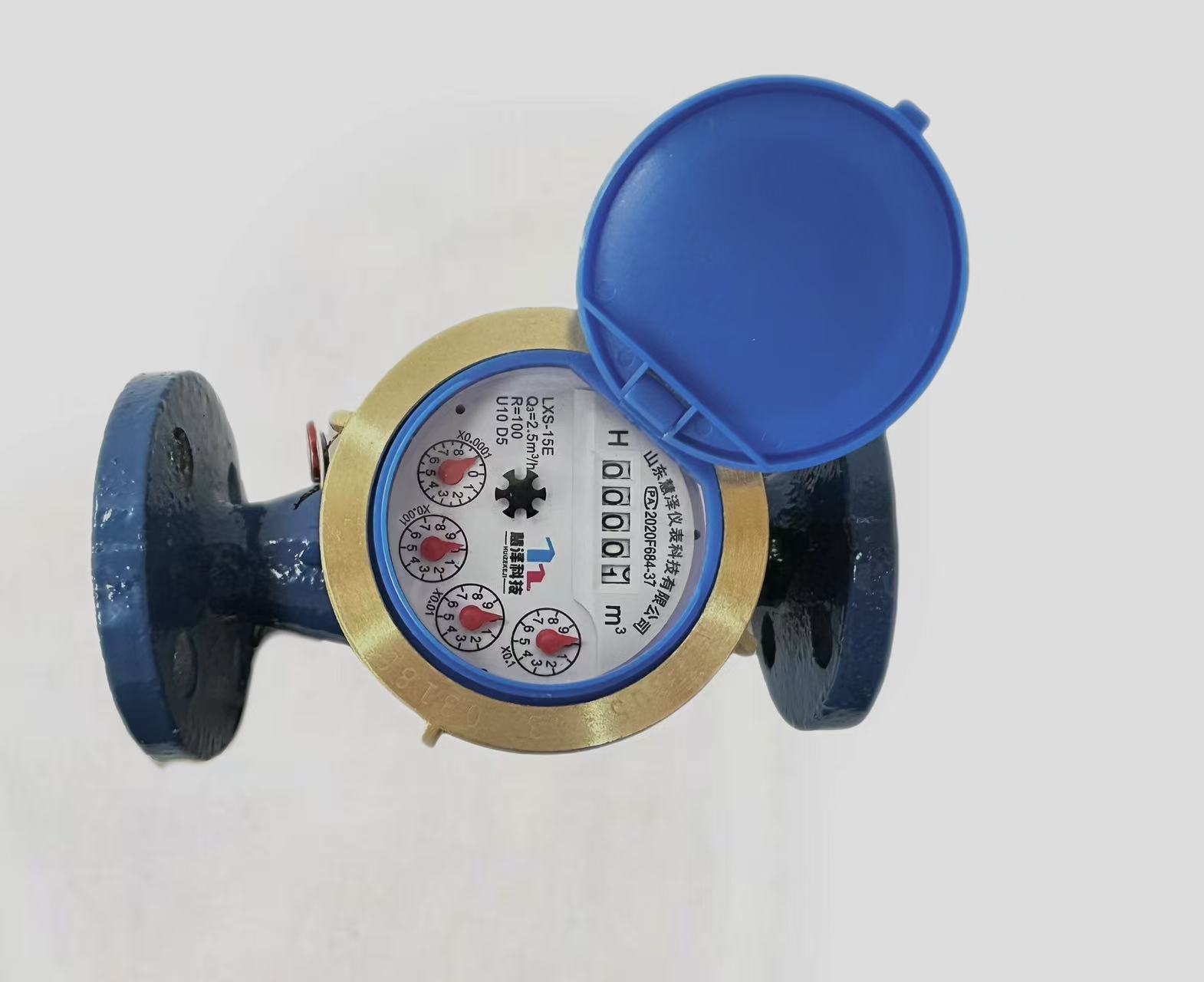 Medidor de agua tipo brida