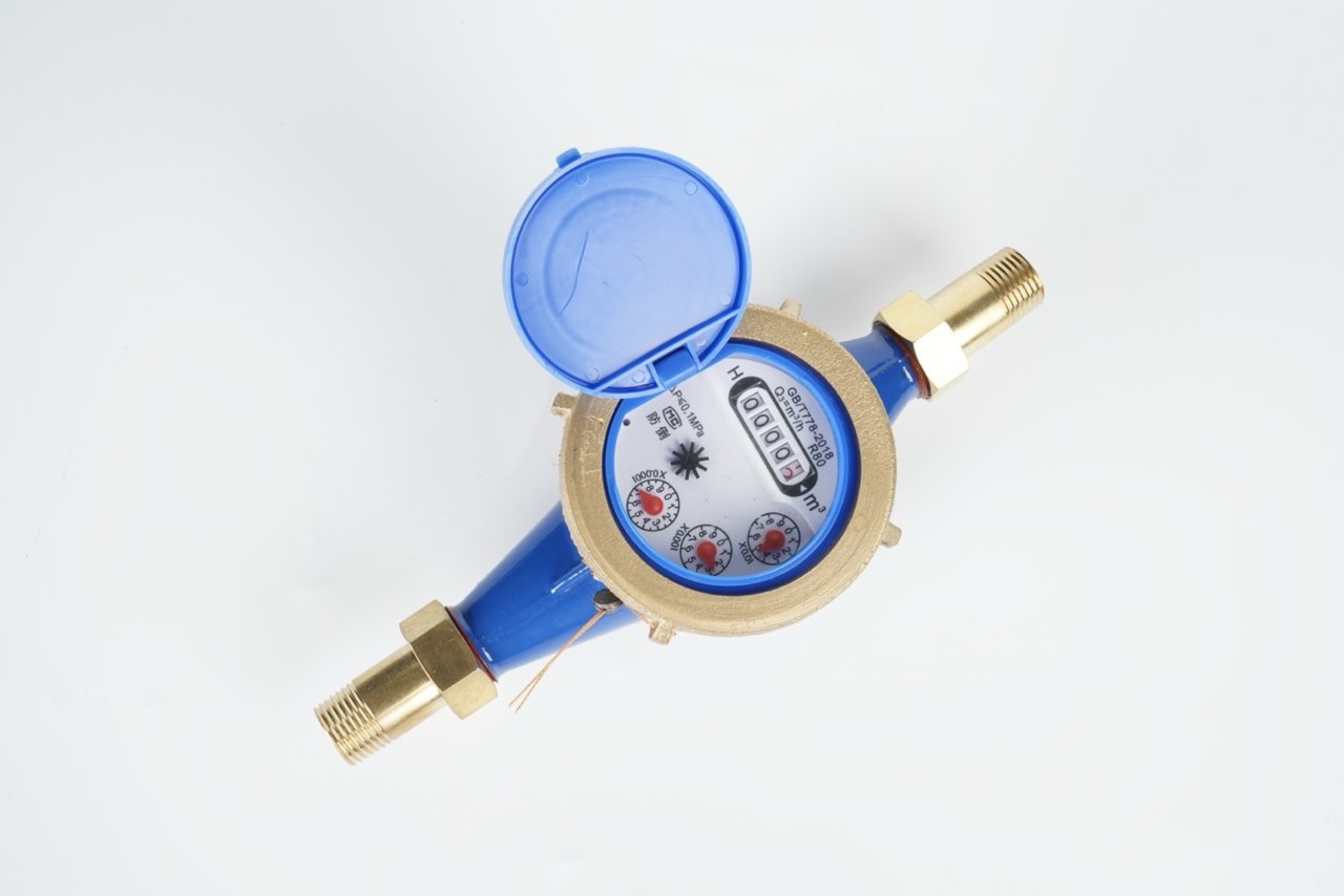 Medidor de agua húmedo totalmente adhesivo