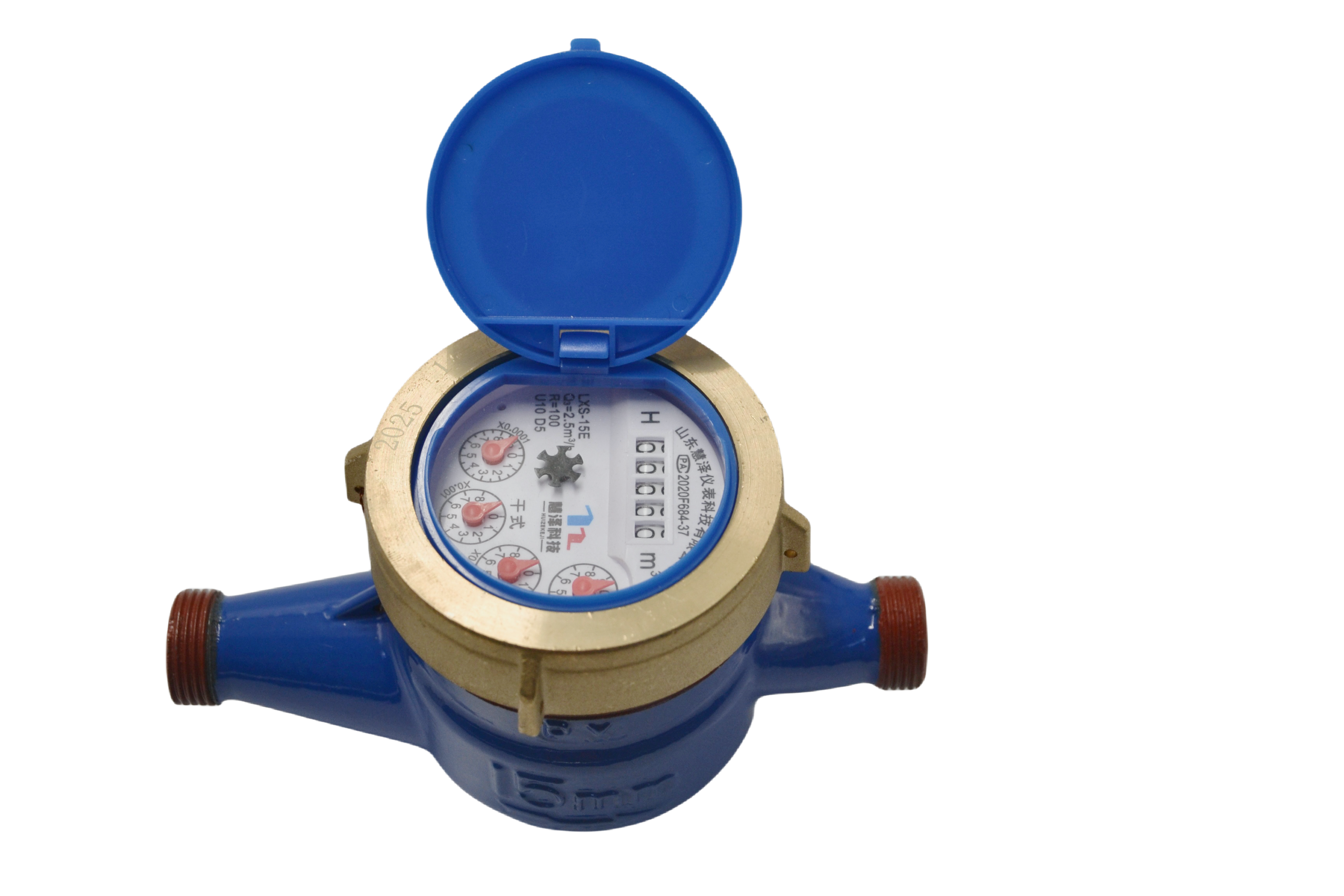Medidor de agua seco