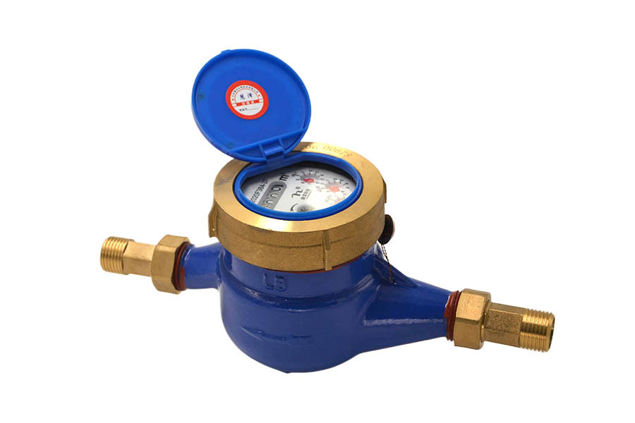 Medidor de agua sellado con líquido