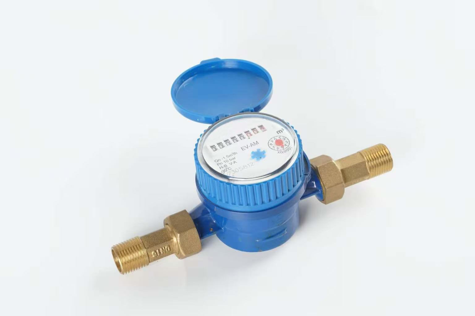 Medidor de agua tipo chorro único (agua fría/agua caliente)