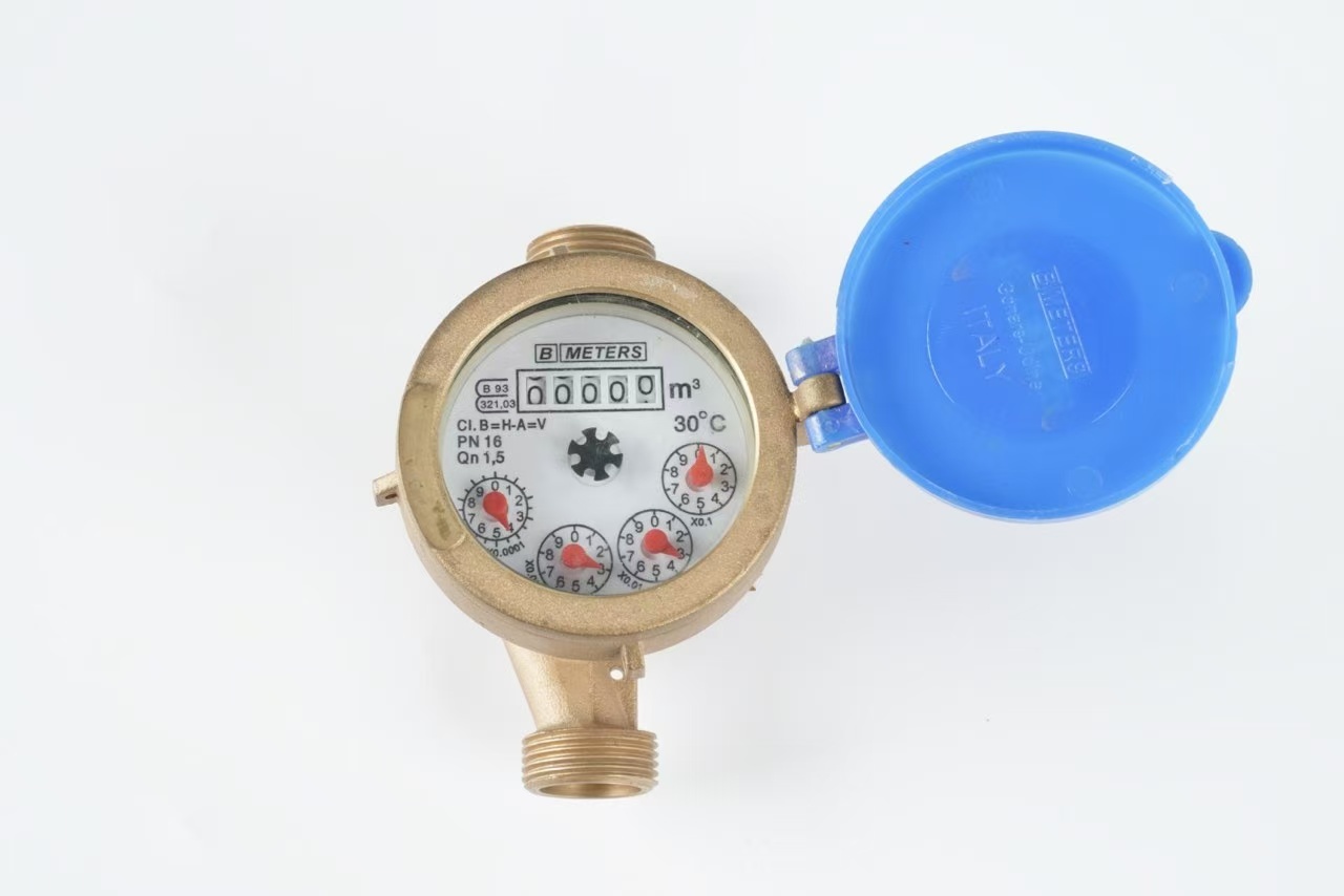 Medidor de agua tipo chorro único (agua fría/agua caliente)
