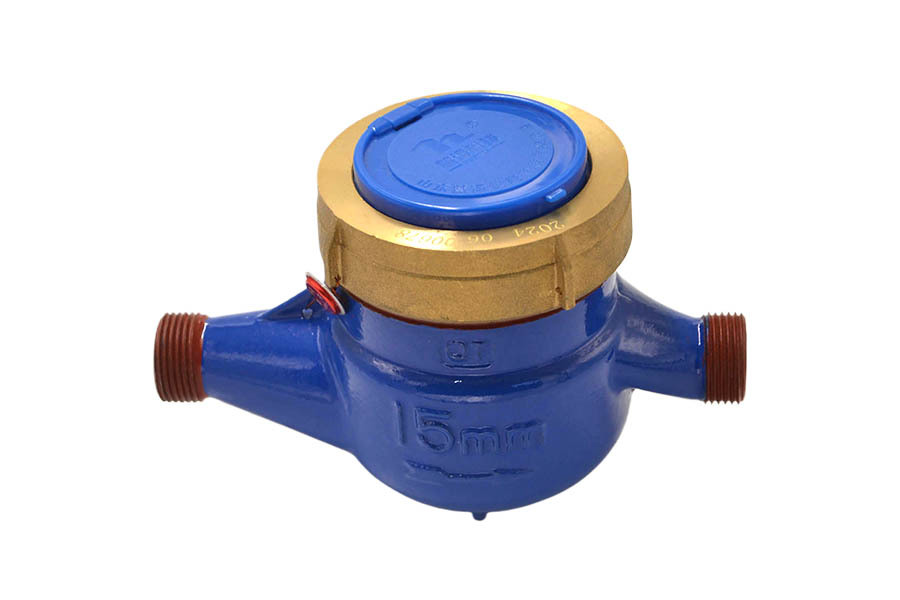 Medidor de agua sellado con líquido