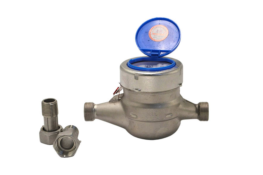 Medidor de agua de acero inoxidable 304 15-50