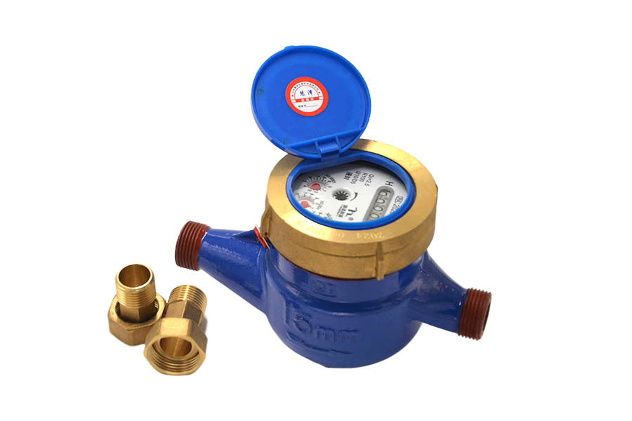 Medidor de agua sellado con líquido