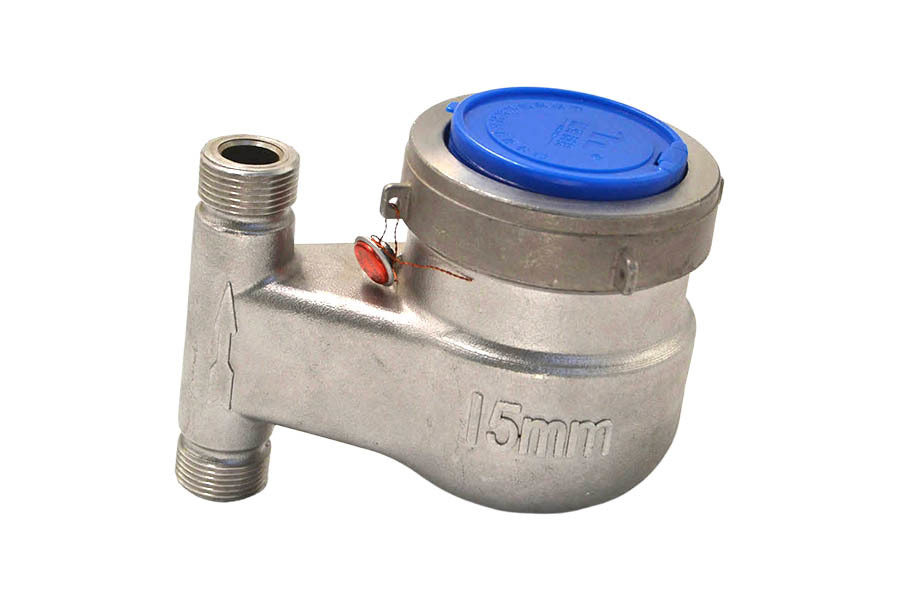Medidor de agua vertical de acero inoxidable 304