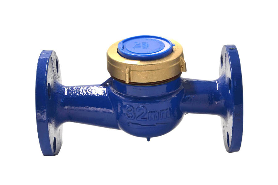 Medidor de agua tipo brida