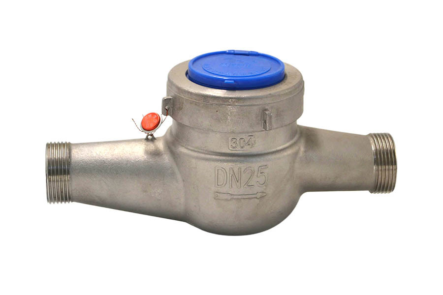 Medidor de agua de acero inoxidable 304 15-50