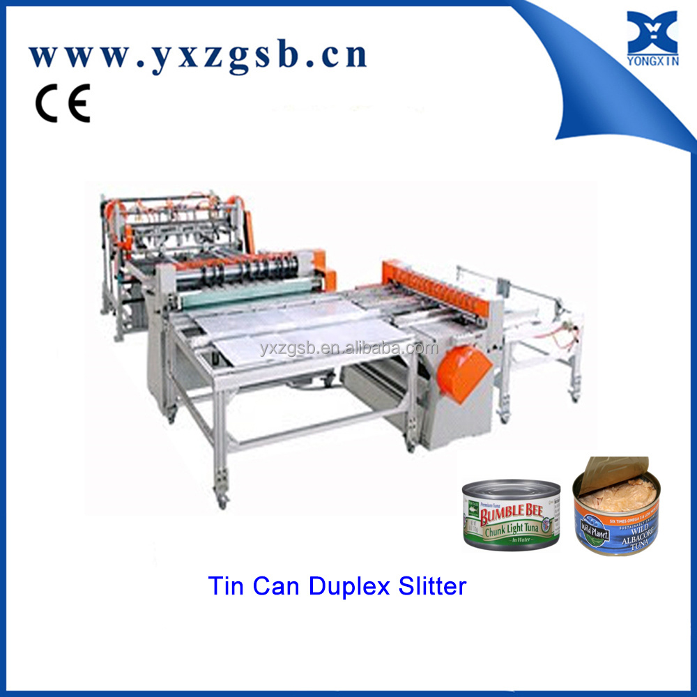 Automatic Sheet Metal Slitters Tin Can Making Machine