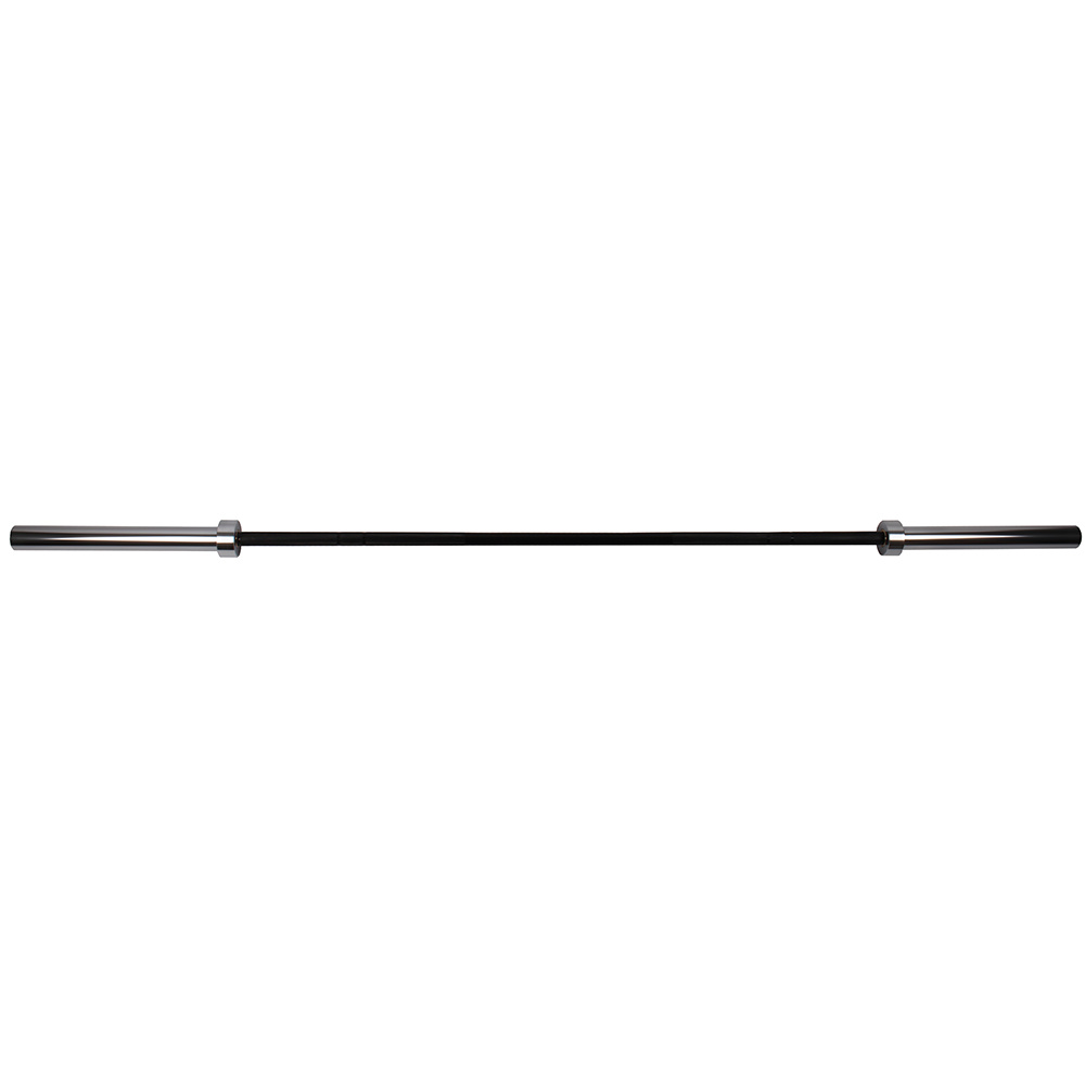 2.2m black zinc barbell bar