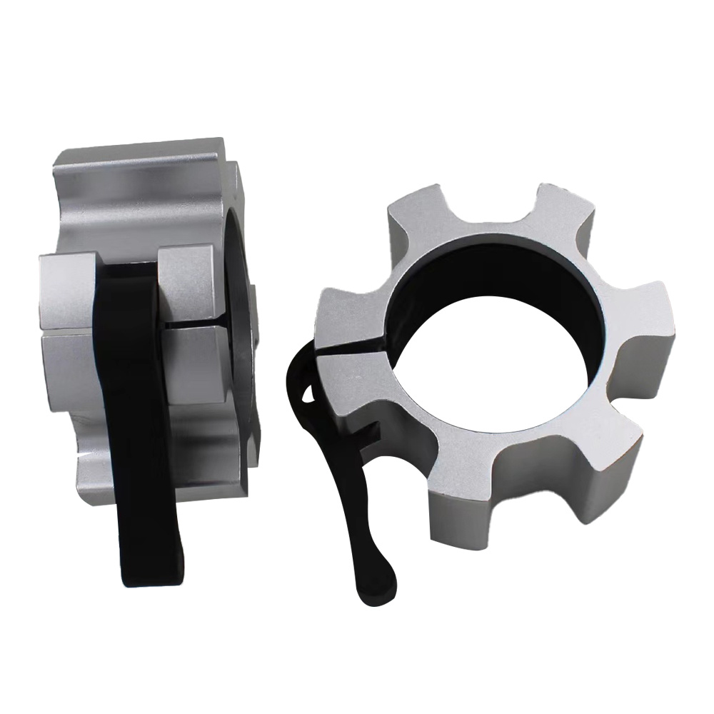 Metal barbell bar Clamps