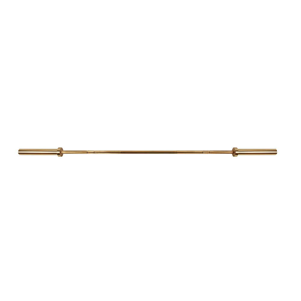 Golden barbell bar