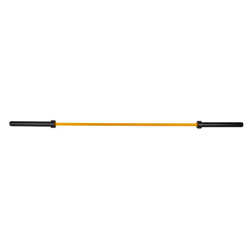 yellow ceramic barbell bar