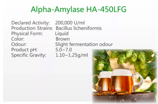 Alpha-amylase HA-450LFG (Thermostable, Low pH)