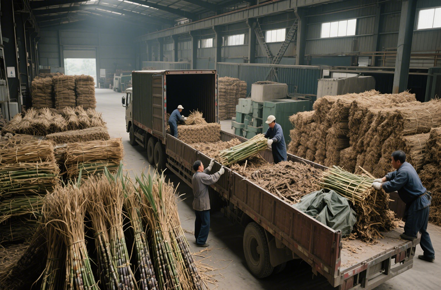 The production process of pulp molding dry pressing