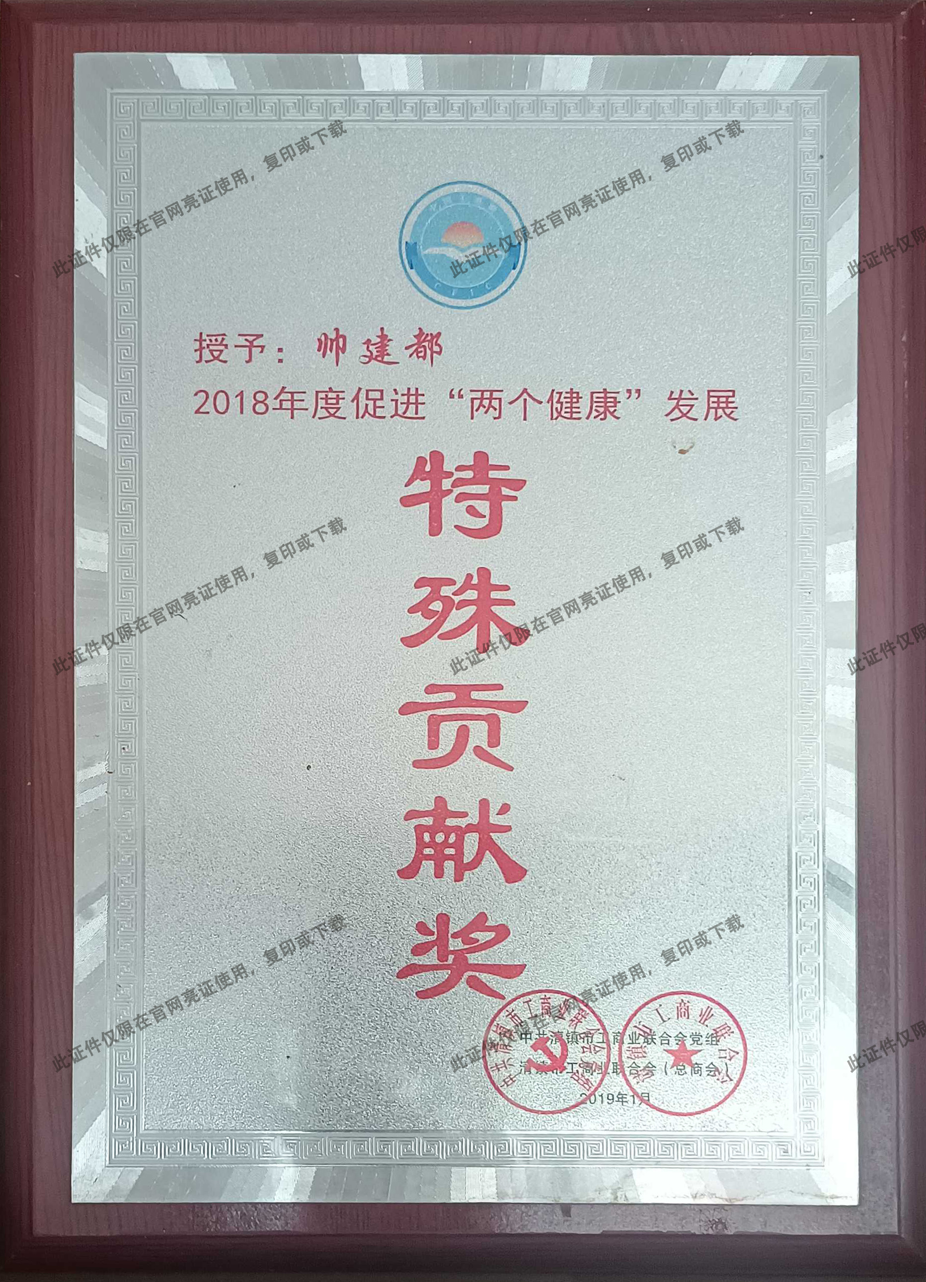 特色貢獻獎