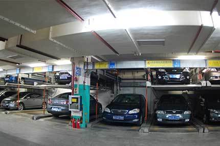 广西壮族自治区沉坑式3层升降横移式立体车库机械式立体停车设备