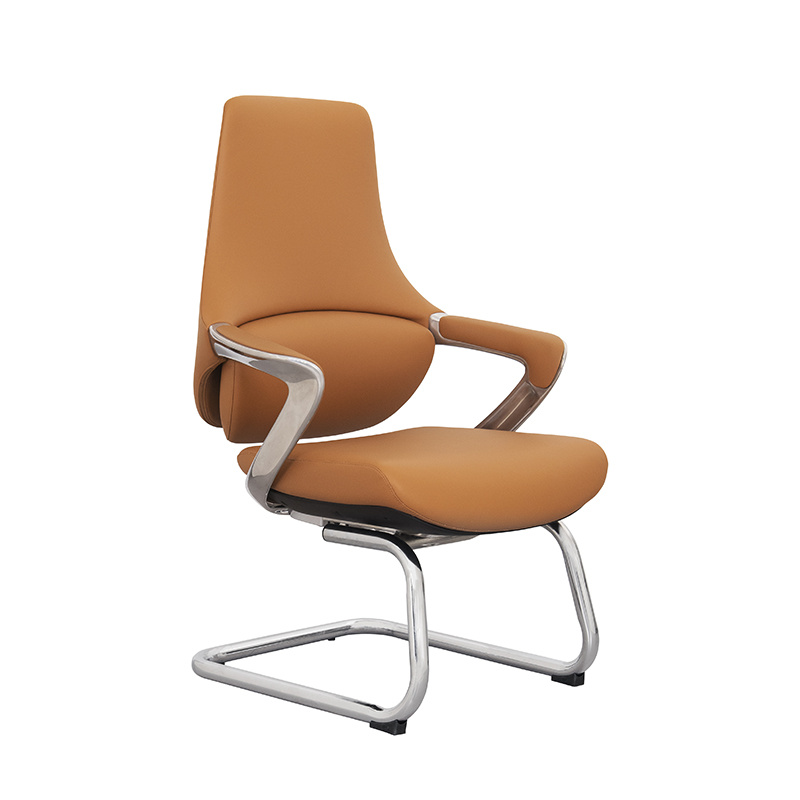 Commercial Low Back Ergonomic Visitor Leather Office Waiting Chair
