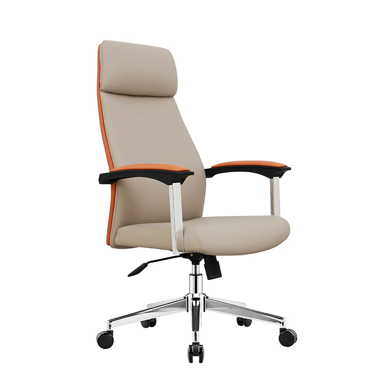 Recliner Swivel Leather Office Chair