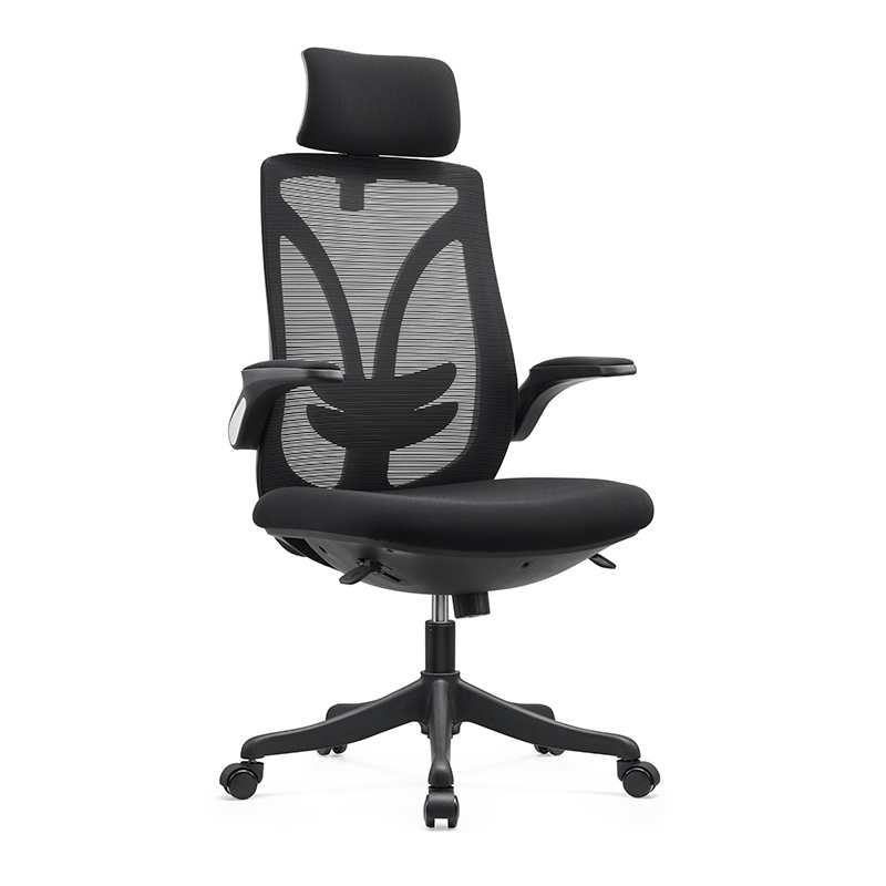 Flip up Armrest Ergonomic Executive Computer Staff Mesh Swivel Chairs