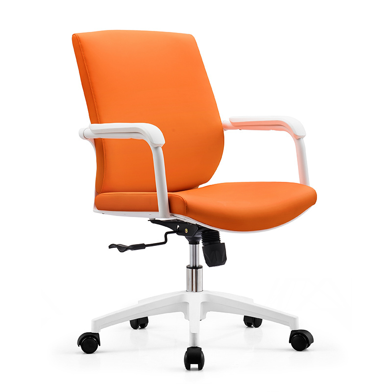 Mid Back Staff Leather Office Chair