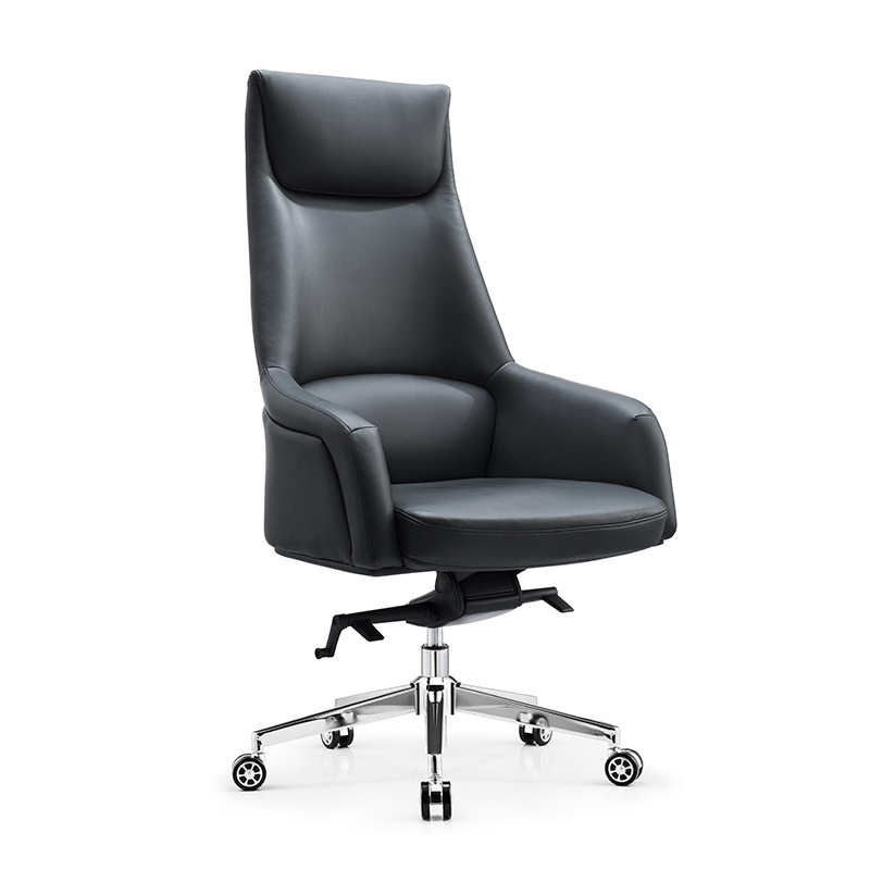 Commercial Swivel Leather Executive Rolling High Back Ergonomic Office Chairs