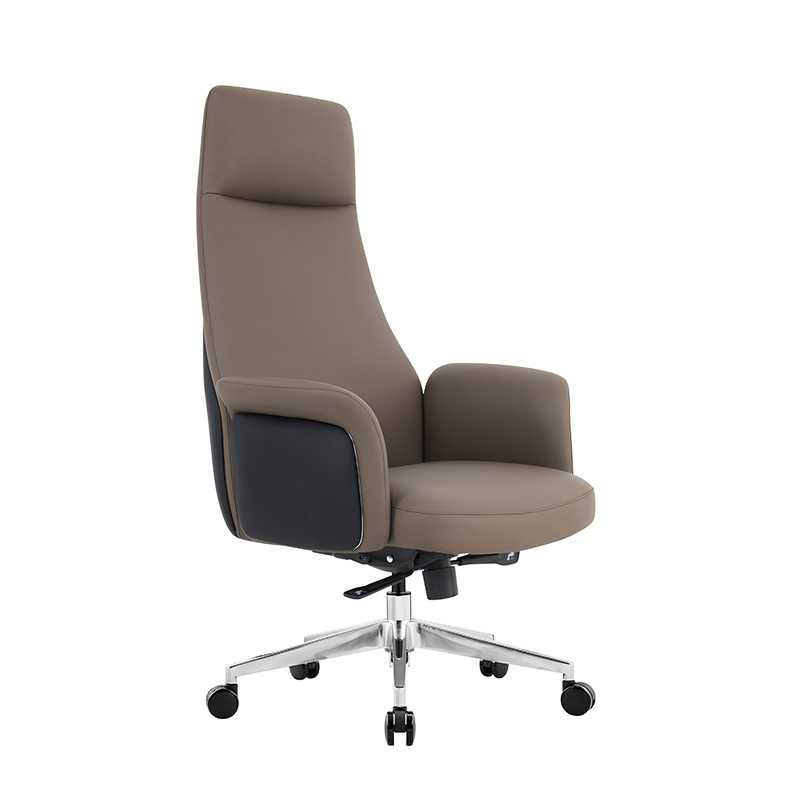 Executive Meeting Room Brown Leather Office Chair