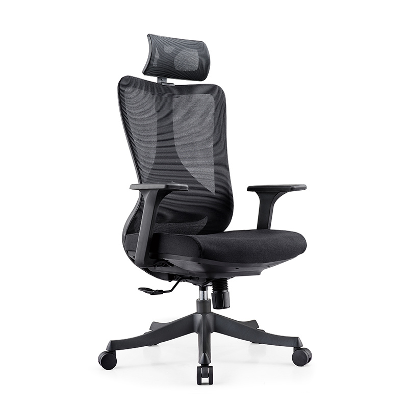 Adjustable Lumbar Support Ergonomic Mesh Office Chair For Staff