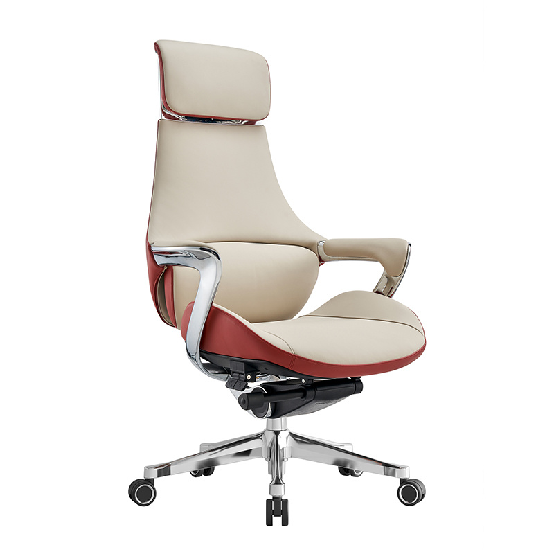 Luxury Genuine Leather Chair For Boss