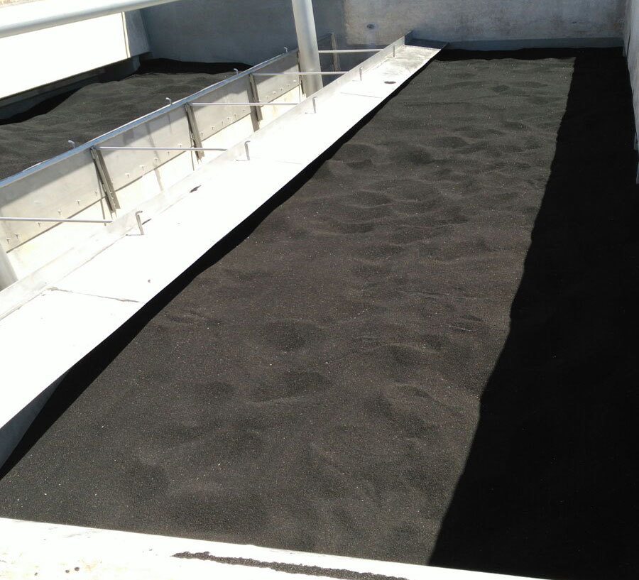 Anthracite filter media